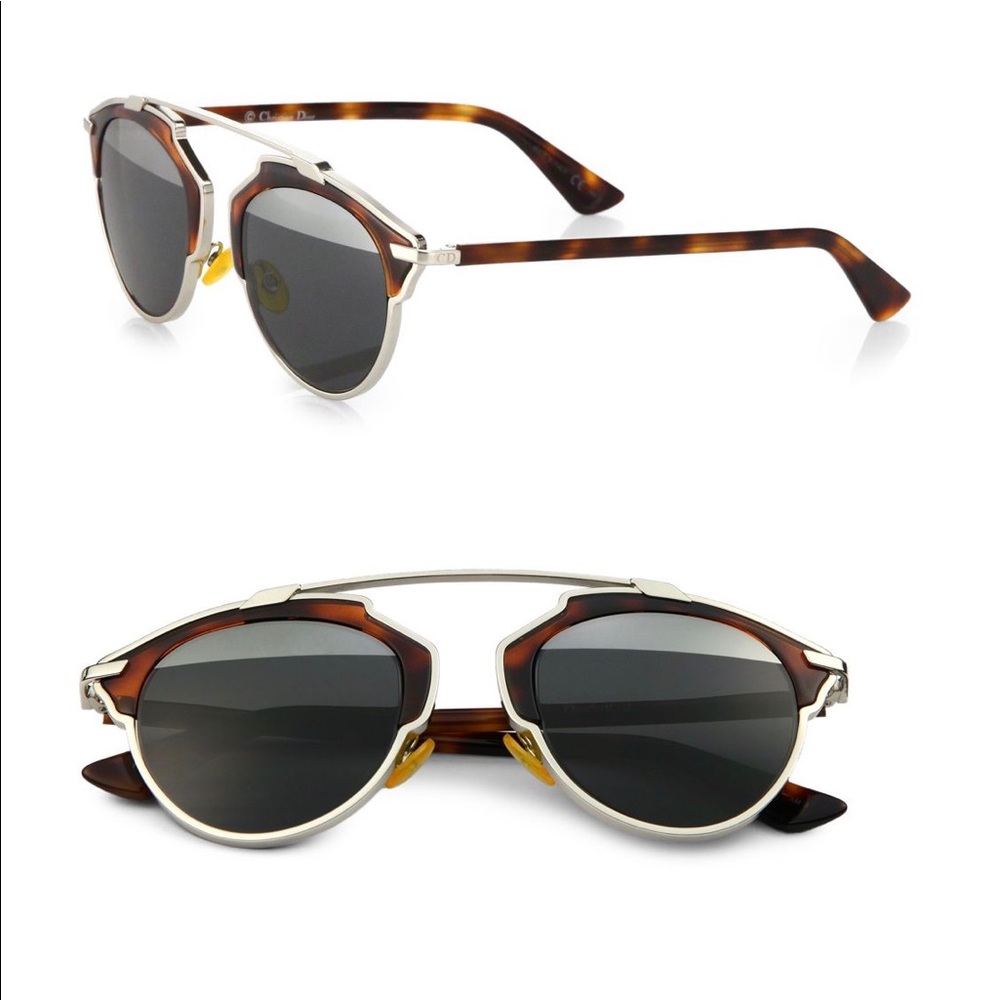 Dior So Real Sunglasses Tortoise